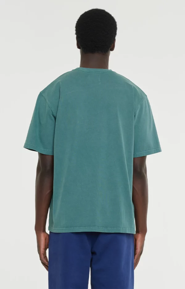 Castart Stone Wash Tee Dark Green Ray Menstore