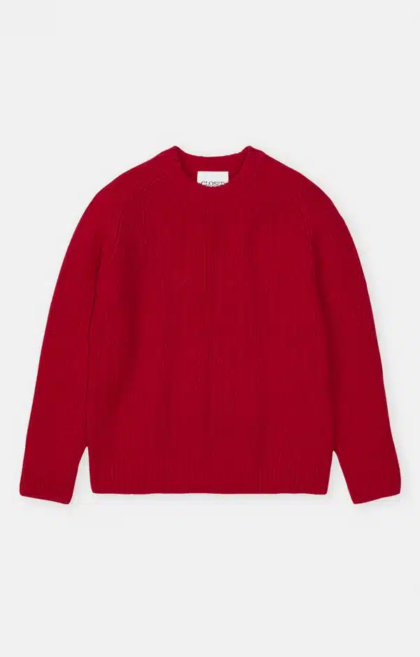 Knitted Pullover Red Ray Menstore