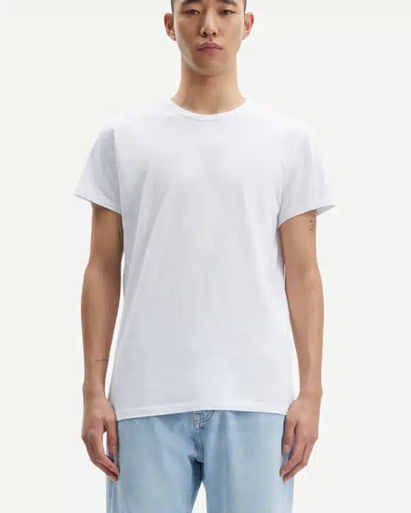 Lassen Tshirt White Samsoe Ray Menstore