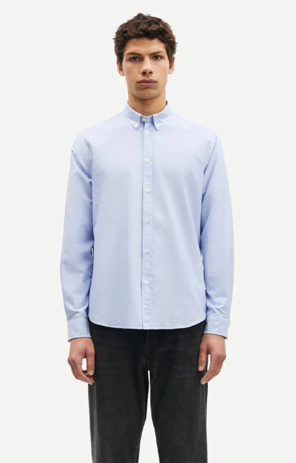 Saliam Shirt Oxford Blue Samsoe Ray Menstore