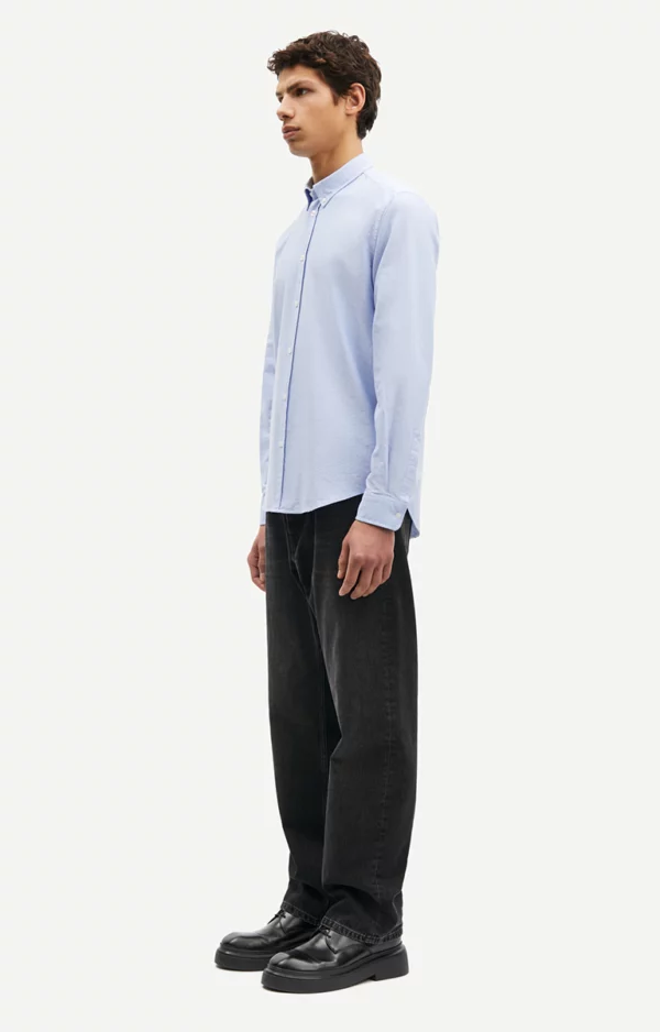 Saliam Shirt Oxford Blue Samsoe Ray Menstore