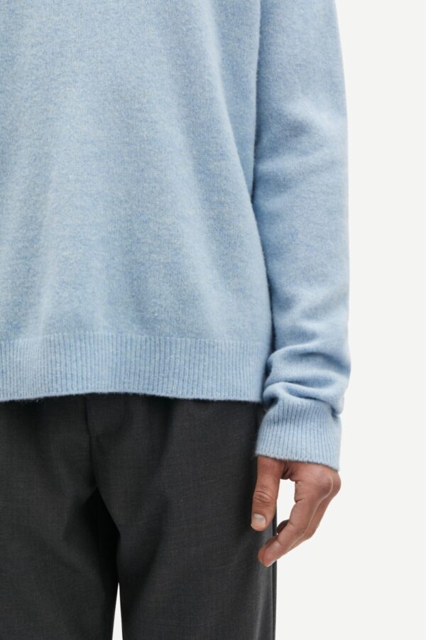 Isak Knit Sweater Subdued Blue