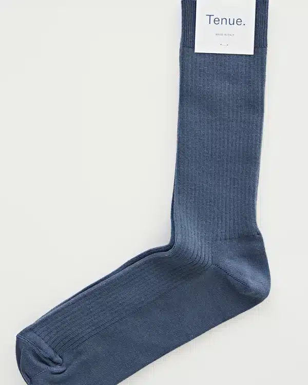 Brera Rib Socks Faded blue Ray Menstore