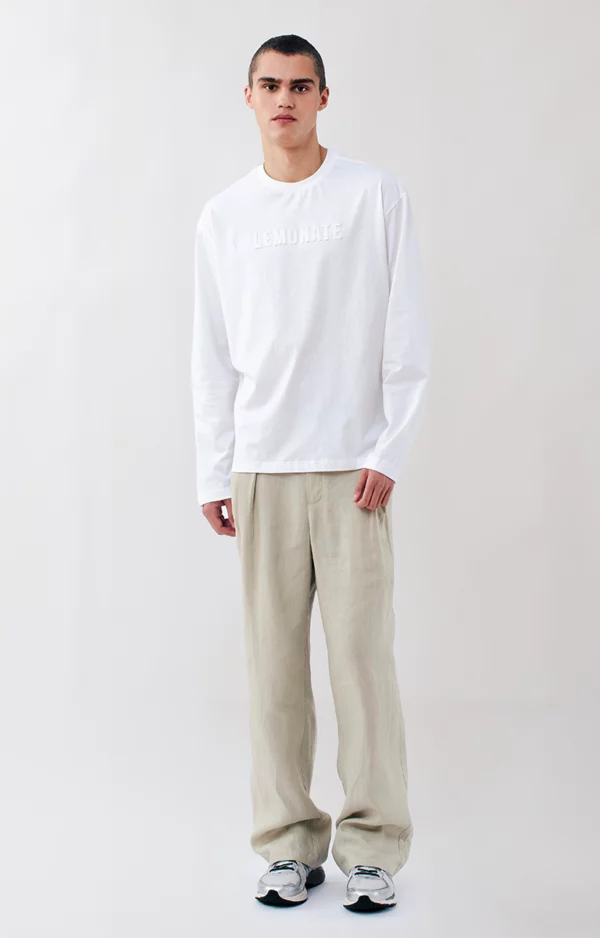 Pleated Linen Trousers Ray Menstore