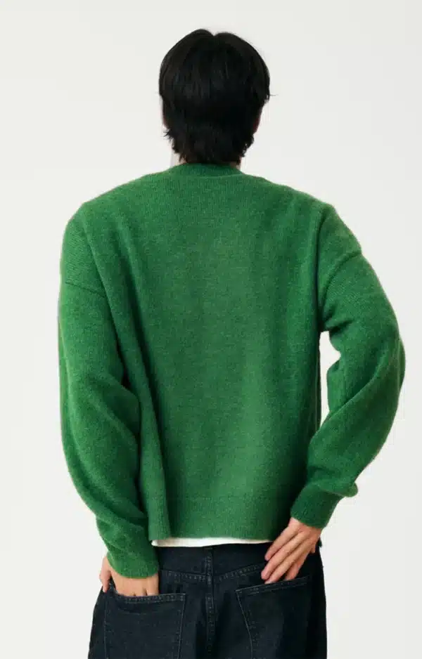 Lemonate Knitted Sweater Green Ray Menstore